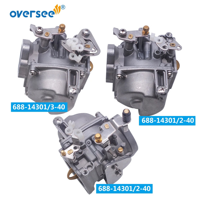 688-14301 Carburetor For Yamaha Outboard Motor 688-14302;688-14303, 2T Parsun Makara 85HP 90HP Engine T85-05160200