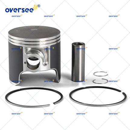 6M6 STD Piston Set For Yamaha 650cc SJ650 WR650 2 Cylinder Outboard Engine 6M6-11631-00-95 6M6-11631-01-93 6M6-11601-00 77mm