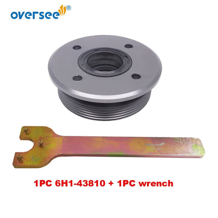 6H1-43810 Cap with Seals and Wrench For Yamaha Outboard Motor Tilt Trim 2T 4T 60 70 75 85 90HP 6H1-43810-11