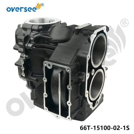 66T-15100-00 Cylinder Crankcase Assy For Yamaha Outboard Motor 2T E40X 40HP Parsun Hidea Seapro HDX 66T-15100-02-1S