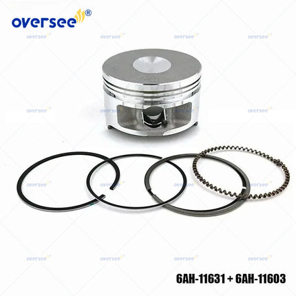6AH-11631 Piston with Ring 6AH-11603 For Yamaha Parsun 4-Stroke 9.9HP 15HP 20 HP Outboard Motor 6AH-11631-00