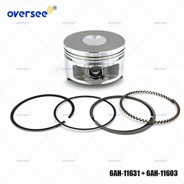 6AH-11631 Piston with Ring 6AH-11603 For Yamaha Parsun 4-Stroke 9.9HP 15HP 20 HP Outboard Motor 6AH-11631-00