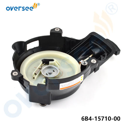 6B4-15710 Starter Assy for Yamaha E9.9D E15D 2-Stroke 6B4 Outboard Engine Boat Motor 6B4-15710-00
