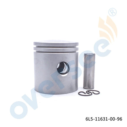 6L5 STD Piston Set For Yamaha 2 Stroke 3HP Outboard Engine Boat Motor 6L5-11631-00 & 6L5-11610-00-00