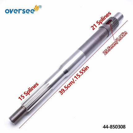 8M0140445 Propeller Shaft For Mercury MerCruiser 40-125 HP 4 Stroke 1994-2010 Outboard Motor 44-850308 Prop Shaft