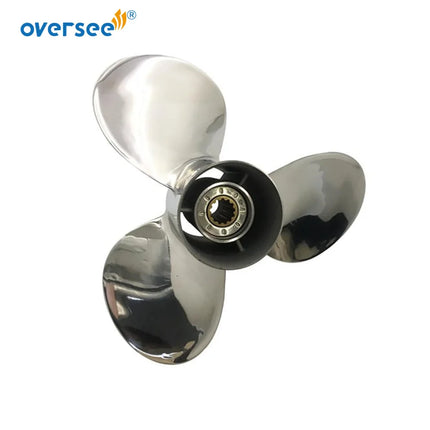 Stainless Steel Propeller 69W-45958-00-SS (663-45958-01-SS ) 11 1/4x14 for Yamaha Outboard Motor Motor 40HP 60HP 11 - 1/4 x 14