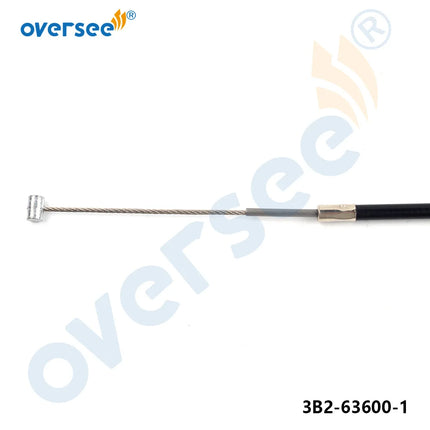 Oversee 3B2-63600-1 Throttle Cable Wire for Tohatsu Nissan 2-Stroke NS8B M8 Outboard Engine 3B2636001M 3B2-63600-0