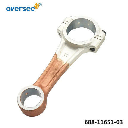 688 Crankshaft Connecting Rod Rebuild Kit  with Bearings For Yamaha 2T 75 85Hp 3 Cyl 85AET Outboard Engine