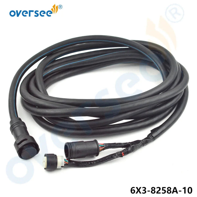 6X3-8258A-10 20ft Main Wiring Harness 10P for Yamaha Outboard Motor 704 Remote Control, 6m 688-8258A-60-00