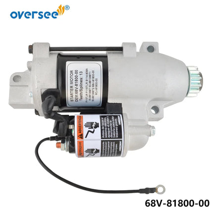 Starter Motor 68V-81800-00 for YAMAHA F115TJR F115TLR Outboard Engine S114-838A Mercury 50-881368T 50-881368T1 50-881368T2