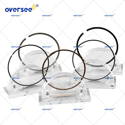 6D8-11603-10 Piston Ring Set (STD) for Yamaha DF 75 90 115HP 4 Stroke Outboard Engine 6D8-11603 67F-11603