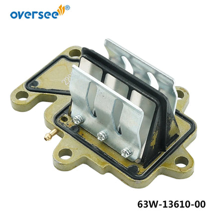 63W-13610-00 Reed Valve Assy Replaces For Yamaha Parsun Powertec 9.9HP 15HP Outboard Engine, Boat Motor 63V-13610