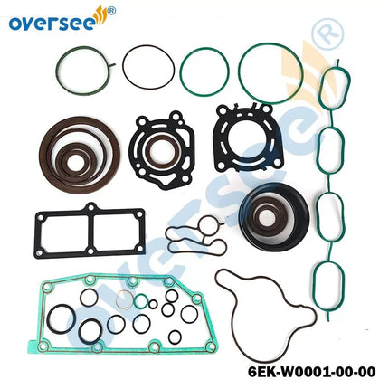 6EK-W0001-00-00 Powerhead Head Gasket Kit For Yamaha Outboard 2T 115-130HP Motor Boat Enfgine Parts