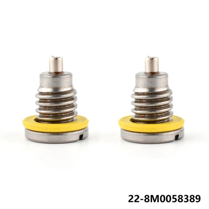 OEM 22-8M0058389 Drain Screw Magnetic Plug with Gasket for Mercury Mariner Gearbox 22-67892A06 (Original)