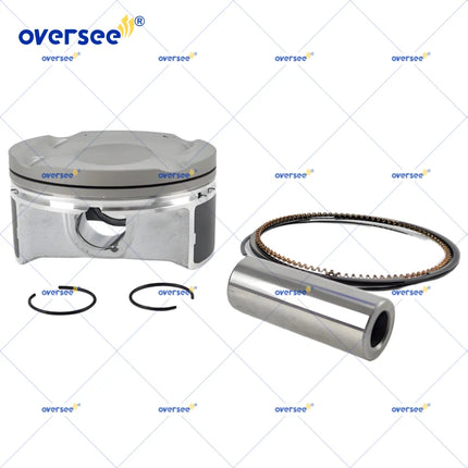 6CE-11631-01 Piston Set with Rings STD for Yamaha 4T 200 225 250 300HP Outboard Engine 6CE-11631-01-00