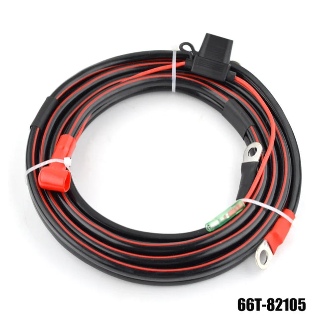 66T-82105 Battery Cable 2M Fit Yamaha Parsun Powertec Outboard Engine From 30HP 40HP Up to 85HP 66T-82105-00  2 Meter /6.56FT