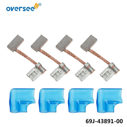 4pcs 69J-43891 Carbon Brush for Yamaha 4T 200HP 225HP 250HP 300HP Outboard Motor 69J-43891-00