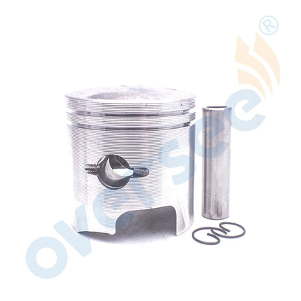 12110-93130 STD Piston Set with 12140-93140 Ring (1.5mm) For Suzuki DT9.9 DT15 Outboard Mortor 59mm