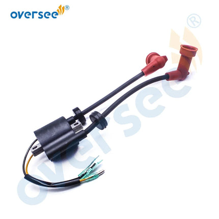 6B4-85570 Ignition Coil For Yamaha Outboard Motor 2T 9.9D 15D 6B3 6B4 New Model 6B4-85570-00