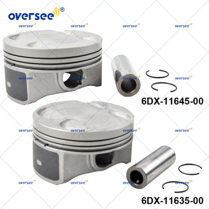 6DX-11635-00 & 6DX-11645-00 Piston Set +0.25mm for Yamaha Waverunner F250 Outboard Engine