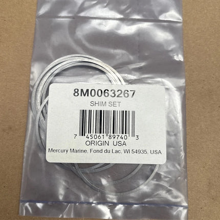 Driveshaft Bearing Set and Shim Set for Mercury 75-115HP Outboard Engine 33138A1 77420A1 8M0063268 8M0063267 OEM New Parts
