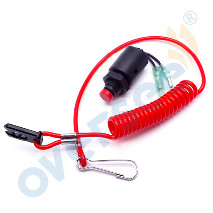 Oversee 36180-ZV5-013 Emergency Switch Assy With Lanyard For Honda Outboard Motor Control Box  F40-F150