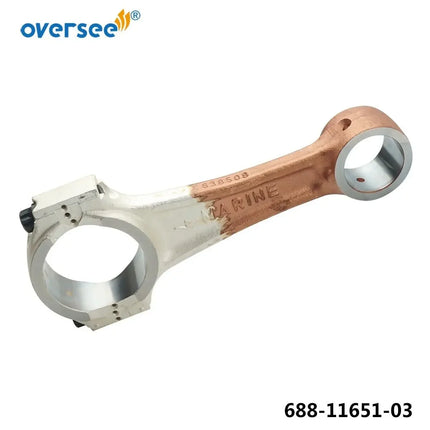 688 Crankshaft Connecting Rod Rebuild Kit  with Bearings For Yamaha 2T 75 85Hp 3 Cyl 85AET Outboard Engine