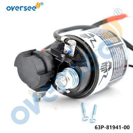 63P-81941-00 Starter Relay Assy for Yamaha 4-Stroke 150HP 200HP 225HP 250HP Outboard Engine 63P-81941-00-00