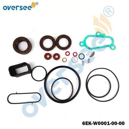 Lower Unit Gasket Kit 6EK-W0001-20 For Yamaha 2T 75-90-115-130HP Outboard Engine 6EK-W0001-20-00