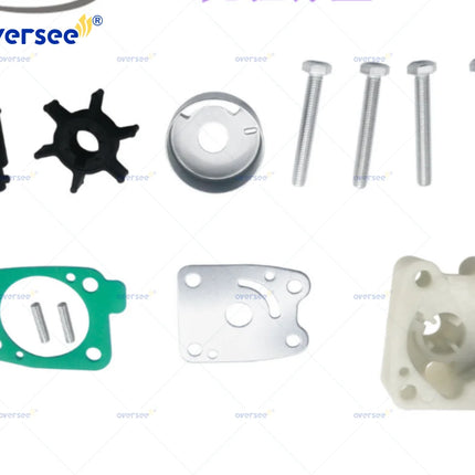 Oversee 6BX-WG078-00 6EE-W0078-00 6EE-W0078-01 Water Pump Repair Kit for Yamaha 4HP 5HP 6HP F4F4B F5A F6 F6C 18-3473
