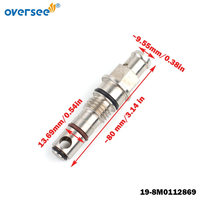 19-8M0112869 Oil Plug For Mercury Outboard 65-80-175-300HP & 450 Verado 4-Stroke