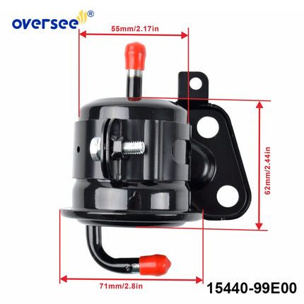 High Pressure Fuel Filter 15440-99E00 for Suzuki Johnson Evinrude Outboard DF 60-70HP 1999-2009 Outboard Engine 5030706 18-79999