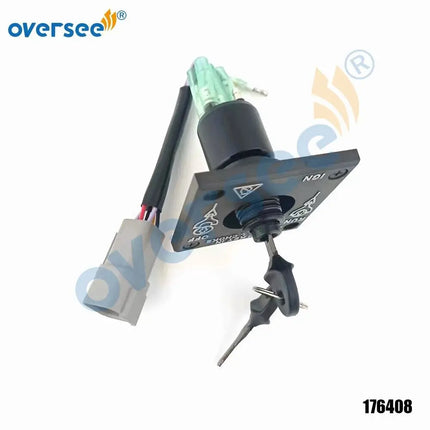 Oversee 176408 Single Engine Ignition Starter Cut Off Key Switch Kit For Johnson W/CO SW
