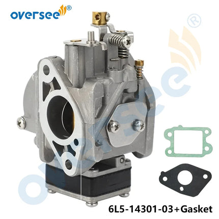 6L5-14301-03 Carburetor Assy For YAMAHA 3HP 2 Stroke Outboard Engine 6L5-14301-05 6L5-14301-03-00