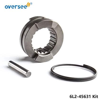 6L2-45631 Clutch Dog with Pin and Ring for Yamaha 20D 25N 25HP Outboard Engine 6L2-45631-00-00