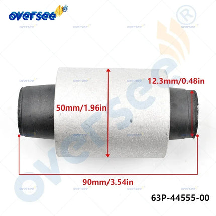 Oversee 63P-44555 Lower Side Mount Damper for Yamaha 75-200HP 4 Stroke Outboard Engine 63P-44555-00-00