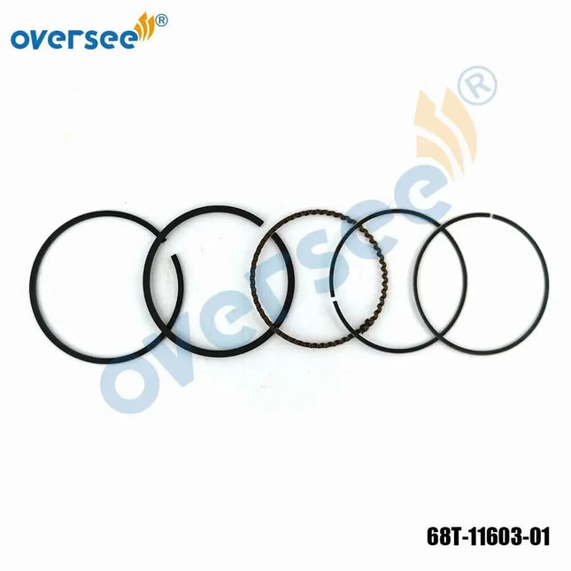 68T-11603-01-00 Piston Ring Set (STD) For Yamaha 6HP 8HP 9.9HP Outboard Engine F6 F8 F9.9 Boat Motor