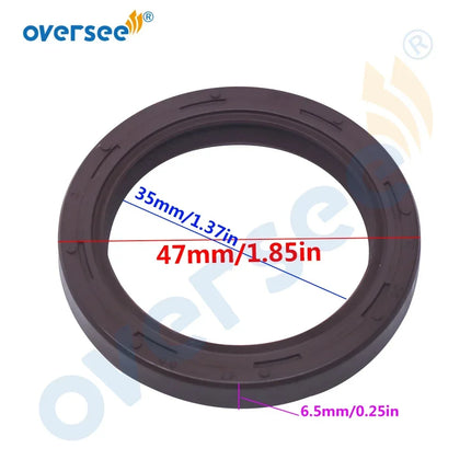 93102-35M51 Oil Seal For Yamaha Outboard Motor F9.9 F15 Parsun Hidea Seapro Size 35x47x6.5