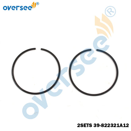 39-822321A12 Piston Ring STD For Mercury Mercruiser 2T 75-200HP Outboard Engine 18-3982 39-824905A12 39-822321A8 9-54225