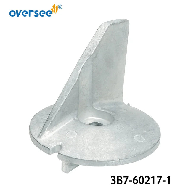 3B7-60217 Zinc Anode Trim Tab For Tohatsu Outboard Motor 2T 60HP 70HP 90HP 115HP 140HP Anode 3B7-60217-1; 3B7-60217-0
