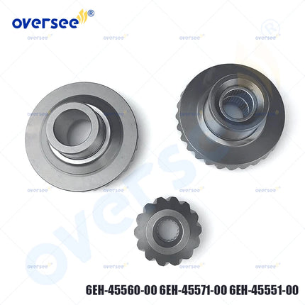 6EH-45560 6EH-45571 6EH-45551 Gear Kit For Yamaha Outboard F165 F150 HP Outboard Engine Gear Set