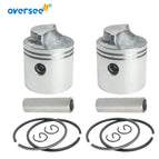2xPISTON AND RING