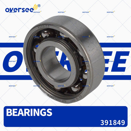 391849 Crankshaft Ball Bearing Lower for Evinrude Johnson 6203/C3 Made in Italy