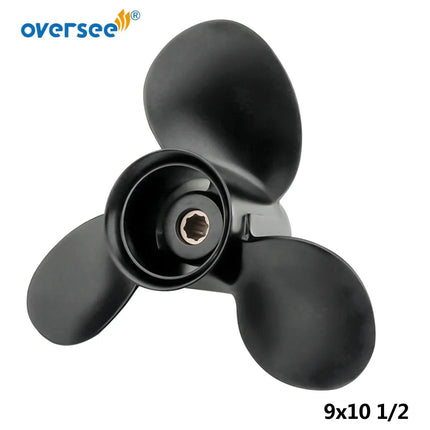 48-828158A12 Propeller For Mercury New Black Max 9x10.5 Prop 6-15hp 48-828158A12 Outboard Motor