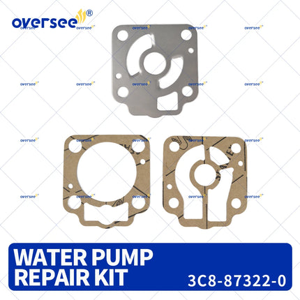 3C8-87322 Water Pump Repair Kit For Tohatsu Nissan 2T 40 50HP Mercury 853792A3 853792A10