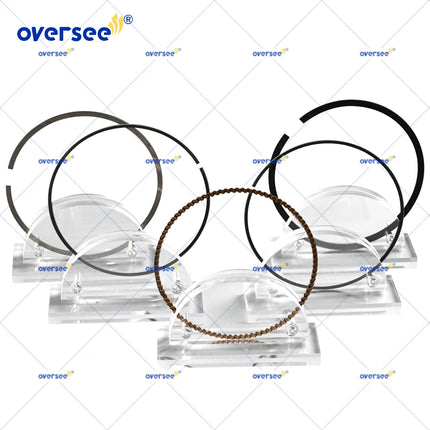 6S1-11604 Oversize Piston Ring Set (+025) for Yamaha 4 Stroke F200 250HP Outboard Engine 6S1-11604-00-00