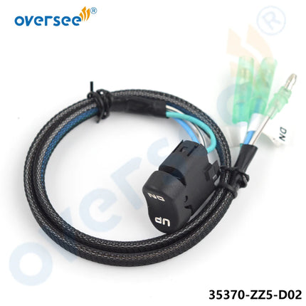 35370-ZZ5-D02 Boat Motor Power Trim & Tilt Switch for Honda Outboard Side Remote Control Box 24800-ZZ5-A02