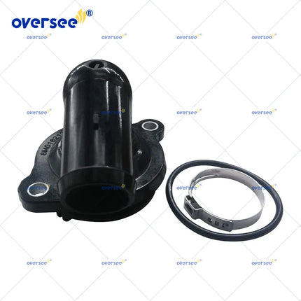 8M0162139 Thermostat & Housing For Mercury 450R 3.4L V6 4.6L V8 4Stroke 175-300hp Outboard Engine