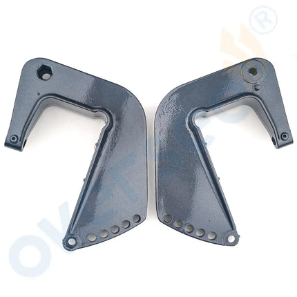 6L8-G3111-01-4D, 6L8-G3112-00-4D Clamp Bracket Kit for Yamaha 4HP 5HP 6HP Outboard Engine F4 F5 F6 Model 6E0-43111, 6E0-43112