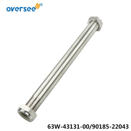 63W-43131 Clamp Bolt For Yamaha Outboard Motor 2T 9.9HP 15HP Parsun Hidea Seapro HDX Bracket 63W-43131-01;90185-22043 Screw
